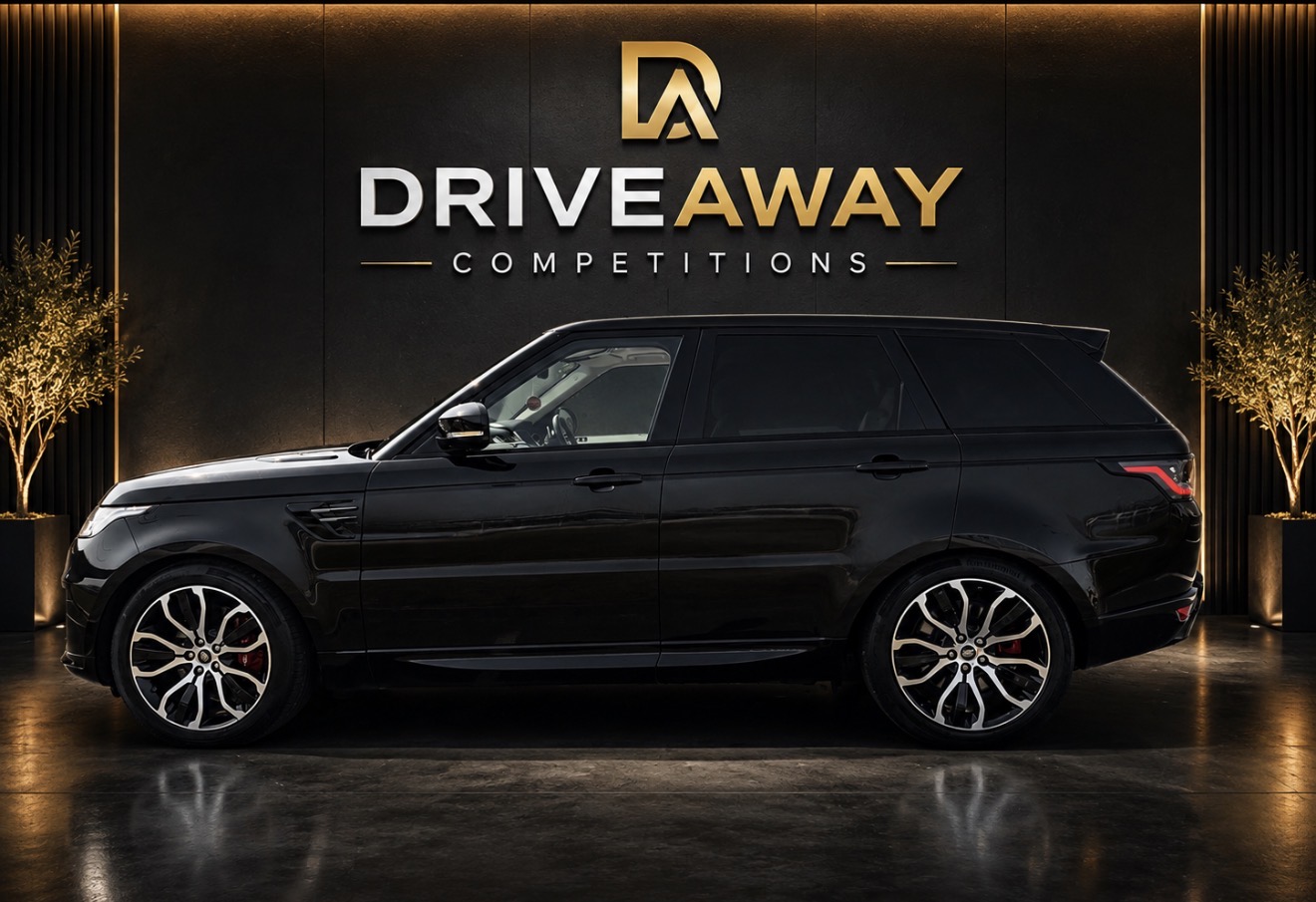 Black Range Rover Sport in the DriveAway Competitions showroom